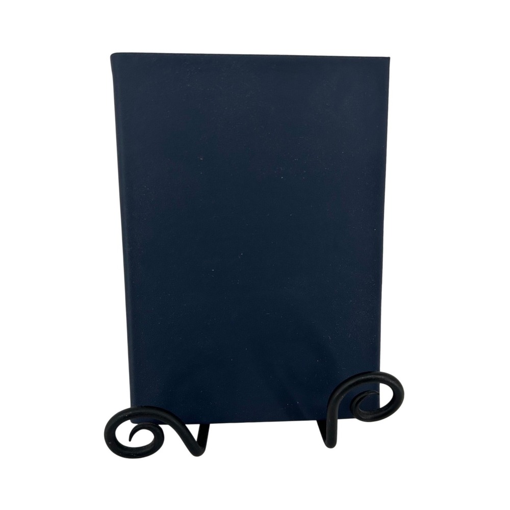 Papier Navy Blue Leather Notebook Lined Journal E20430401 Flexible Cover NEW